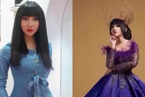 10 Potret Lucinta Luna saat kenakan gaun mewah, bikin heboh