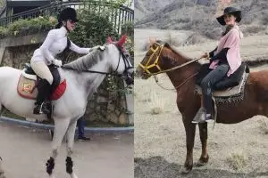 7 Seleb ini gemar olahraga berkuda, termasuk Syahrini