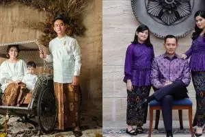 Beda gaya pemotretan 5 keluarga anak presiden RI