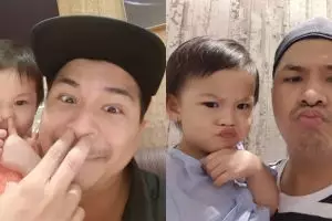 10 Potret Glenn Alinskie tirukan pose Nastusha ini kocak abis