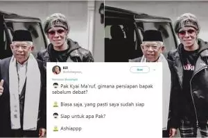 10 Cuitan lucu persiapan debat Ma'ruf Amin, kocak banget nih!