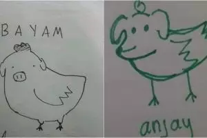 6 Gambar lucu gabungan dua hewan ini ngawur tapi bikin ngakak