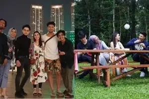 8 Gaya hangout keluarga Irish Bella dan Ammar Zoni, kompak terus