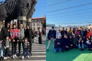 12 Foto liburan keluarga Anang di Turki, Ashanty tampil berhijab