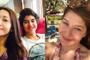 Potret 8 seleb usia 40-an tanpa makeup, bukti cantiknya tak bercela