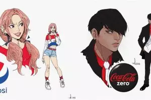 14 Kartun ini terinspirasi dari logo minuman bersoda, keren abis