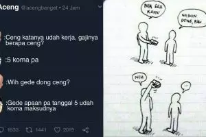 10 Obrolan lucu ditanya gaji ini bikin auto nyengir