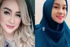 10 Gaya cetar Lia Ladista, pedangdut yang berseteru dengan Syahrini