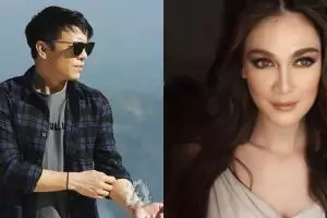 Luna Maya dan Ariel Noah ketemu di ultah BCL, ngobrol bareng