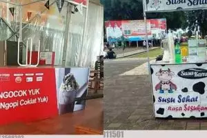 11 Tulisan di gerobak jualan ini bikin mikir ke mana-mana