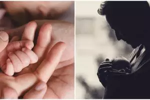 6 Potret Hamish Daud gendong putri kecilnya, hot papa nih