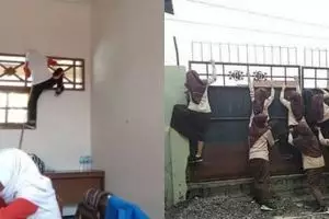 12 Tingkah absurd siswi sekolah ini bikin tepuk jidat