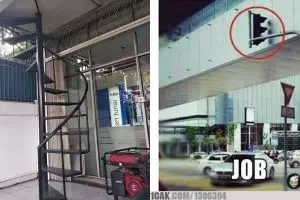 11 Desain bangunan di tempat umum ini bikin auto gagal paham