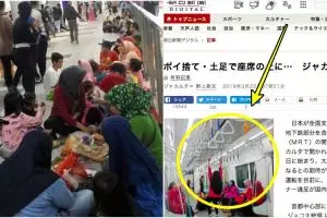 Media Jepang ini tulis kelakuan buruk penumpang MRT di Jakarta