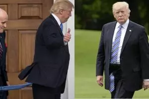 12 Foto editan Donald Trump pakai dasi panjang ini bikin gagal fokus