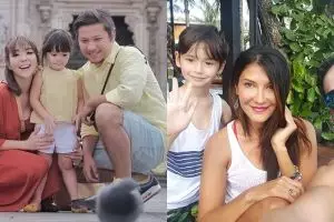 Sudah bercerai, 4 pasangan seleb ini kompak liburan bareng anak  