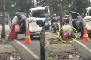 Perlakuan ibu marahi dan usir anak di tengah jalan ini bikin geram