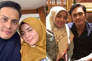 10 Momen kemesraan Muzdalifah & tunangannya, beda usia 15 tahun