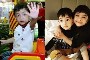 10 Potret gemas Jan Ethes bareng Saafia, sepupunya yang cantik