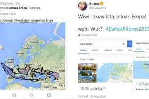 10 Meme lucu 'Indonesia seluas benua Eropa' ini menggelitik abis