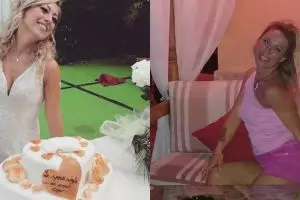 10 Potret bulan madu Laura Mesi, wanita yang nikahi diri sendiri