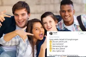 10 Cuitan lucu rencana berujung wacana ini bikin ngelus dada