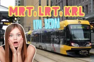 Jangan salah, ini 4 cara membedakan MRT, KRL, dan LRT