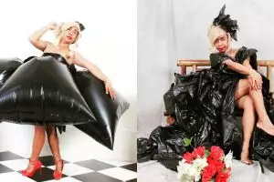 10 Gaun Mimi Peri dari kantong plastik ini nyeleneh tapi kreatif