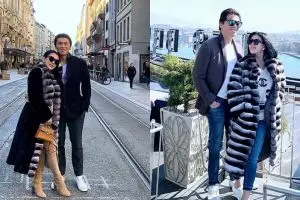 7 Momen manja dan gemas Syahrini pada Reino Barack usai menikah