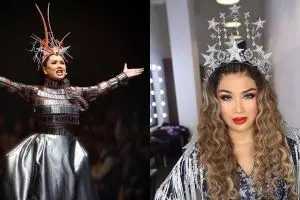 10 Penampilan nyentrik Titi DJ di panggung ini bikin kagum