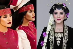 7 Potret Kahiyang Ayu dengan makeup tebal ini bikin pangling
