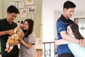 8 Momen Tasya Kamila ikuti kelas menyusui & yoga, didampingi suami