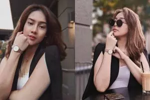 10 Potret Anya Geraldine dalam balutan swimwear, bikin gagal fokus