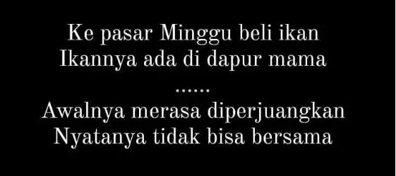 Pantun lucu patah hati © berbagai sumber