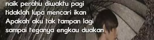 Pantun lucu patah hati © berbagai sumber