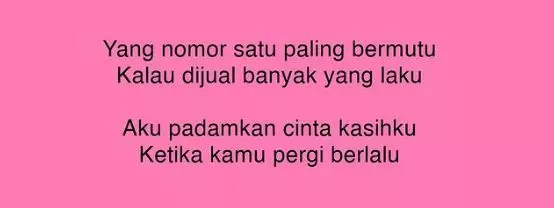 Pantun lucu patah hati © berbagai sumber
