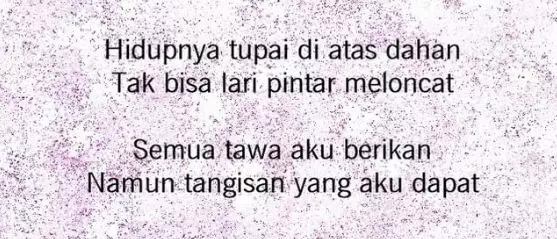 Pantun lucu patah hati © berbagai sumber