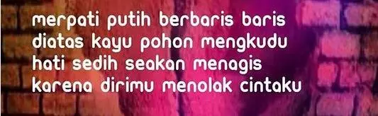 Pantun lucu patah hati © berbagai sumber