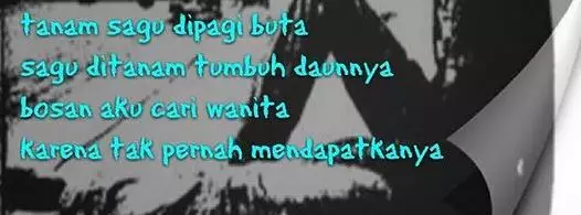 Pantun lucu patah hati © berbagai sumber