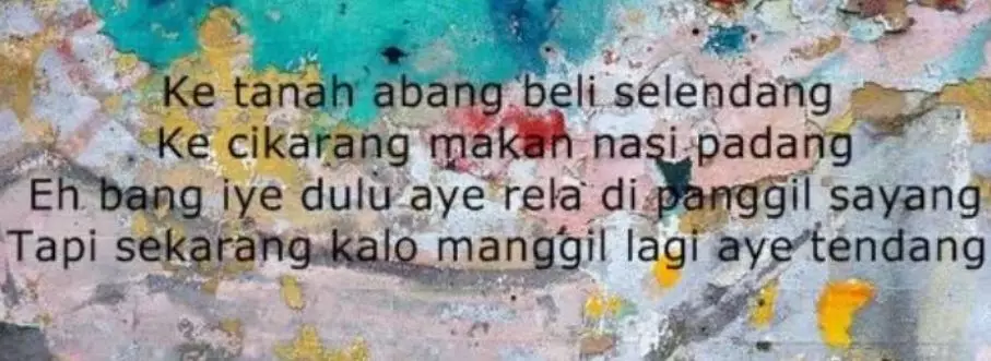 Pantun lucu patah hati © berbagai sumber
