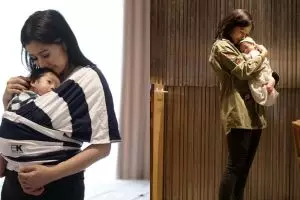 Pilih rawat anak sendiri, ini 10 momen Ardina Rasti tanpa baby sitter