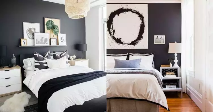 11 Desain kamar bertema monokrom, simpel dan elegan