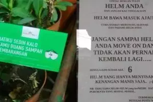 12 Kalimat di papan peringatan ini absurdnya bikin baper