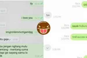 11 Chat lucu awalnya nggak jelas ini endingnya baper