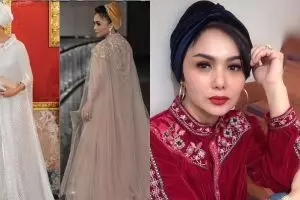 7 Gaya Yuni Shara kenakan turban, ada yang tiru permaisuri Qatar
