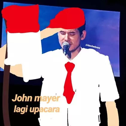10 Meme lucu John Mayer konser di Indonesia ini bikin semringah