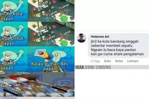 10 Meme lucu dikira mau pantun ini bikin nggak jadi bilang 'cakep'