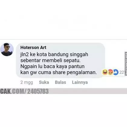 10 Meme lucu dikira mau pantun ini bikin nggak jadi bilang 'cakep'