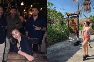 10 Potret liburan Salmafina Sunan di Bali, dikawal bodyguard