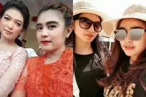 10 Potret kedekatan Selvi Ananda & Dita Andini, jarang terekspos